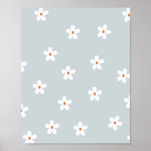 Daisy Flowers Blue