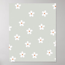 Daisy Flowers Grönt
