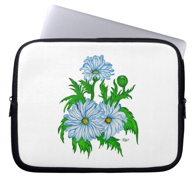 Daisy Flowers Laptop Fodral (Framsidan)