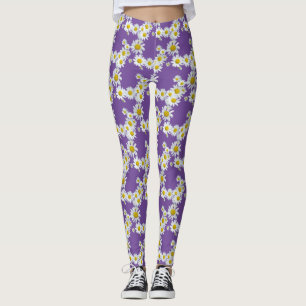 Daisy Flowers Mönster Legging