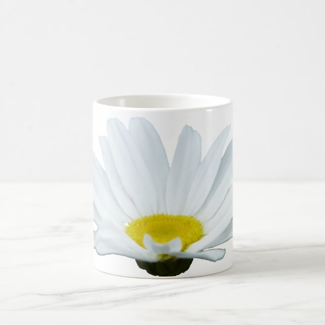 Daisy Flowers Mugg Coffee Kopp White Daisy Kopp (Center)