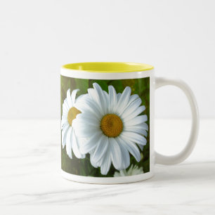 Daisy Flowers Mugg Coffee Kopp White Daisy Kopp
