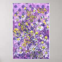 Daisy Flowers Polka Dot Summer Flowers Blommigt Ar