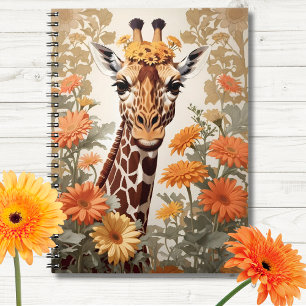 Daisy Flowers, Vackra Giraffe och Gerbera Anteckningsbok
