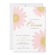 Daisy födelsedagsfest boho blommigt i alla åldrar