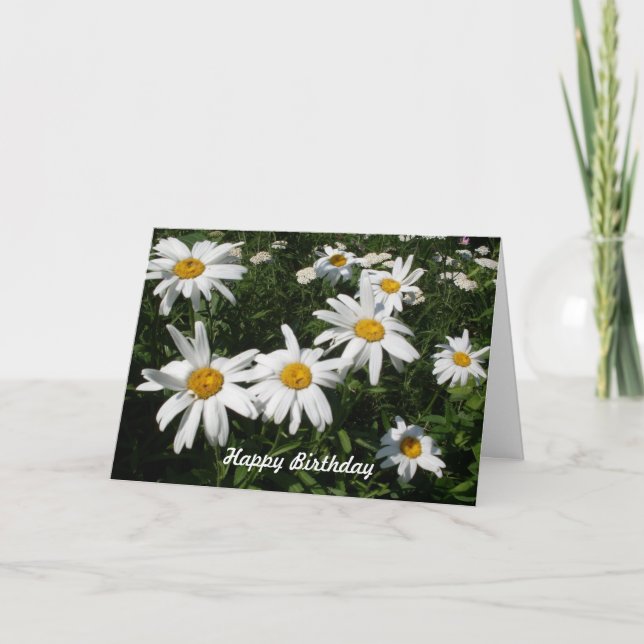 Daisy födelsedagskort kort (Framsida)
