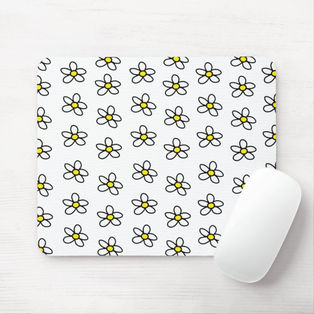 Daisy för anpassade musmatta (Med mus)