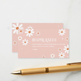 Daisy för  av vattenfärgad Elegant för babydusch Tilläggskort