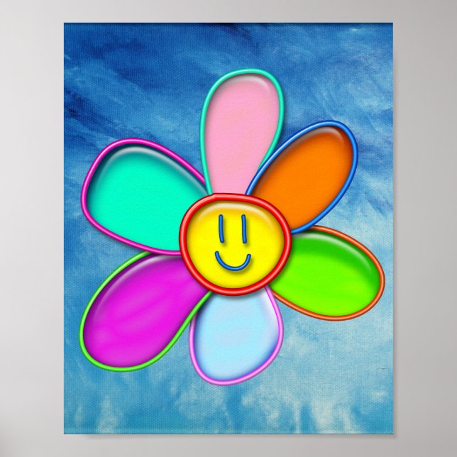 DAISY - för barn för färgstark magisk Daisy - Poster (Framsidan)