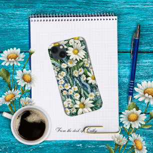 Daisy för blå och vit Blommigt