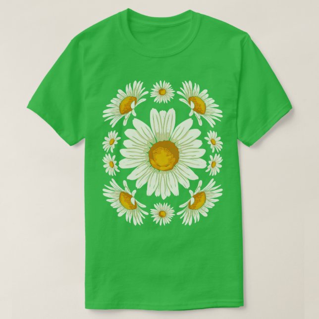 Daisy för Blommigt av botaniska trädgårdar T Shirt (Design framsida)