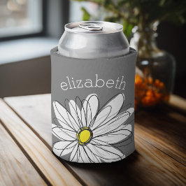 Daisy för Blommigt av trendig med grått-gultens eg