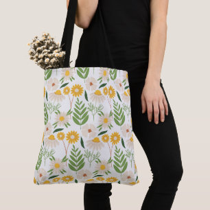 Daisy för blommigt tygkasse