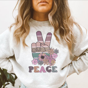 Daisy för Blommigten Retro 70-årsjubileum för fred T Shirt