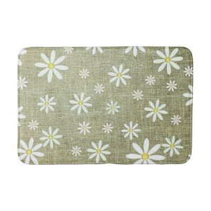 Daisy för brännning badrumsmatta