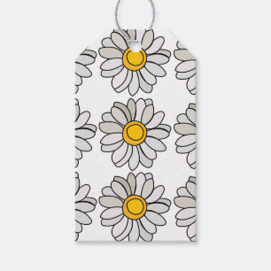 Daisy för daisyns nedre Blommigt Presentetikett