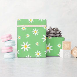 Daisy för grönt - radbrytning Papper Presentpapper
