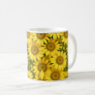 Daisy för gult kaffemugg