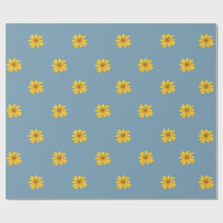 Daisy för gult - radbrytning Papper Presentpapper
