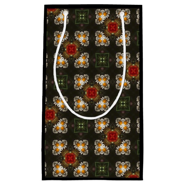 Daisy för julfestsröd kor abstrakt (Framsidan)