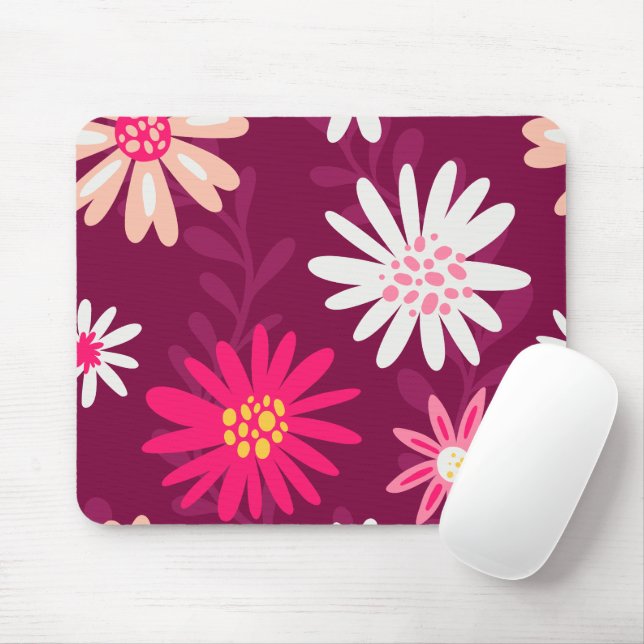 Daisy för magenta musmatta (Med mus)
