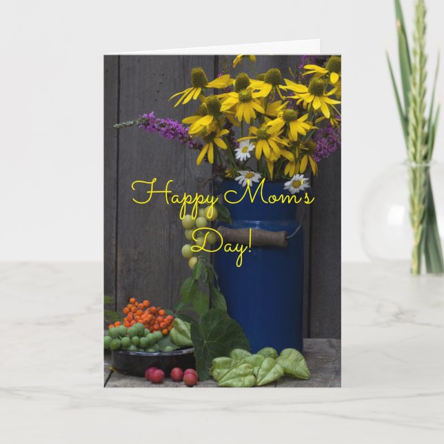 DAISY FÖR MAMMA MORS DAG-KORT TACK KORT (Framsida)