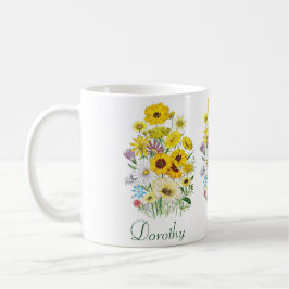 Daisy för personlig kaffemugg