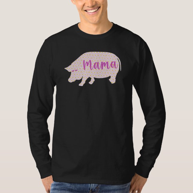 Daisy för Potbelly Gris Mamma Mamma Silhouette Mor T Shirt (Framsida)