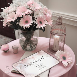 Daisy för  Rosa med vattenfärg Gästböcker