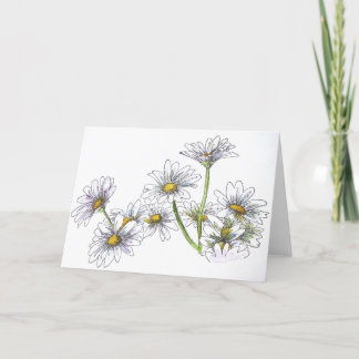 Daisy för tomt kort