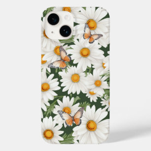 Daisy för vattenfärg och monarch Butterflies