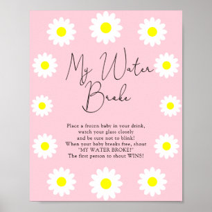 Daisy för vilda blommor - fattiga jaktskylt för Va Poster