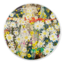 Daisy för vintage - Naturinspirerad Blommigt Art -