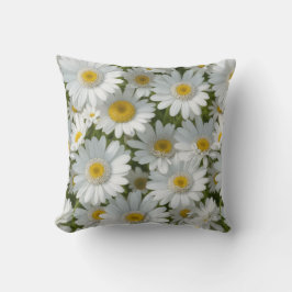 Daisy för vit Elegant Kudde