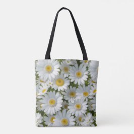 Daisy för vit Elegant Tygkasse