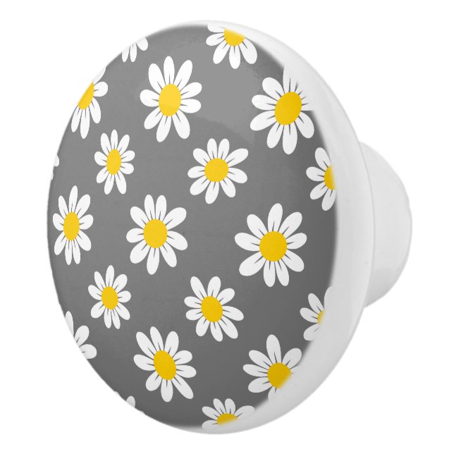 Daisy för vit Gult Knopp (Höger)