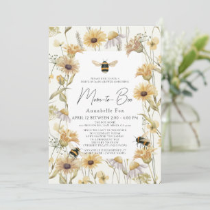 Daisy från Mamma till Bee Chamomile kör med babysk Inbjudningar
