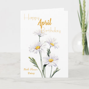 Daisy från mars Flower Birthday Kort