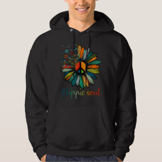 Daisy Fredstecken Hippie Soul Flower Älskare Gifts Hoodie