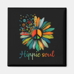 Daisy Fredstecken Hippie Soul Flower Älskare Gifts Magnet
