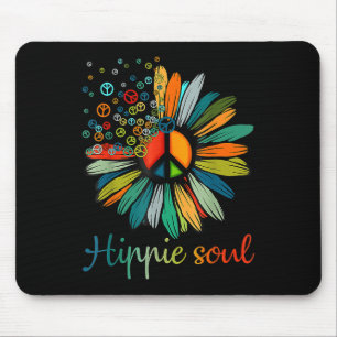 Daisy Fredstecken Hippie Soul Flower Älskare Gifts Musmatta