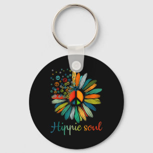 Daisy Fredstecken Hippie Soul Flower Älskare Gifts Nyckelring