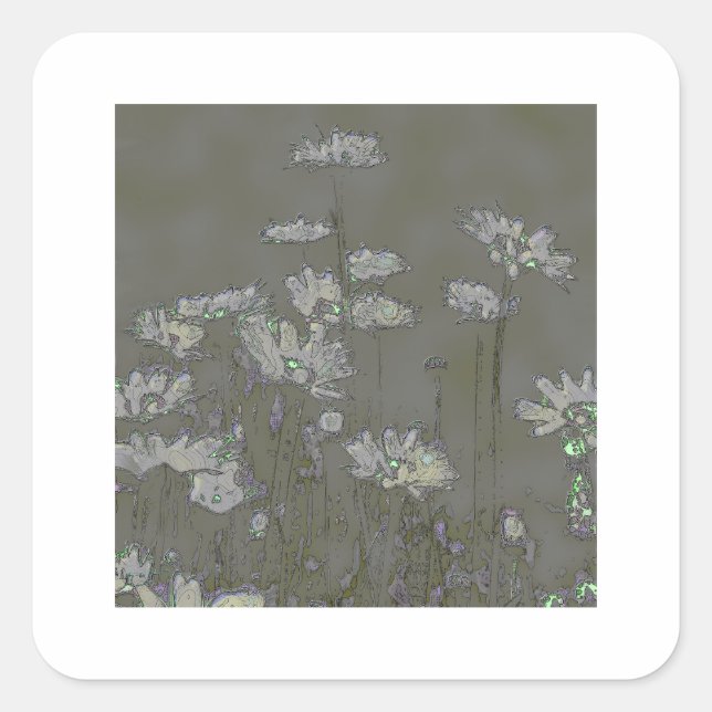 DAISY FYRKANTIGT KLISTERMÄRKE (Framsida)