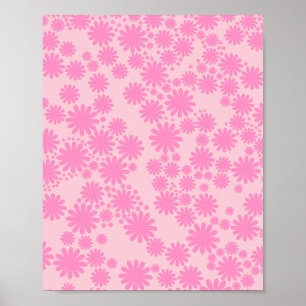 Daisy Garden 04 Rosa Poster