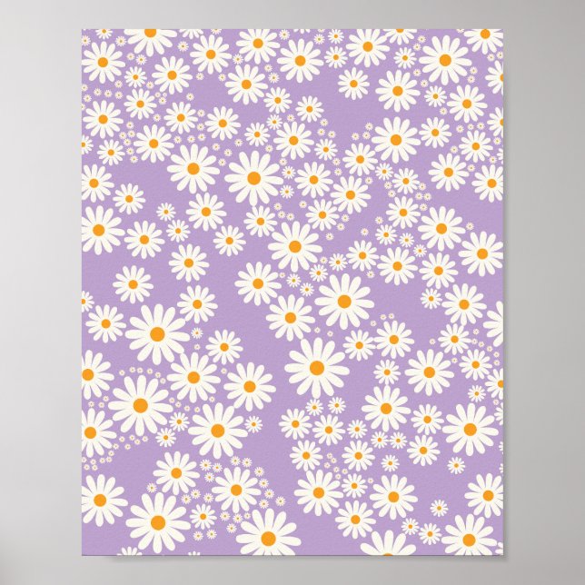 Daisy Garden 05 Lila Poster (Framsidan)