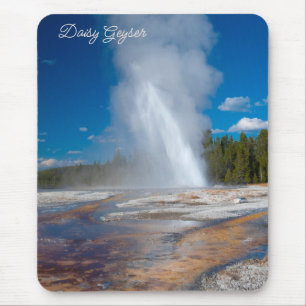 Daisy Geyser Erupting Yellowstone nationalpark Musmatta