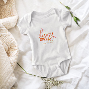 Daisy Girl - Baby Romper Bodykostym T Shirt