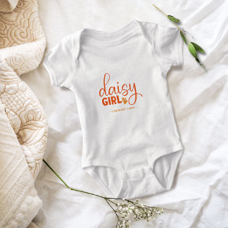 Daisy Girl - Baby Romper Bodykostym T Shirt