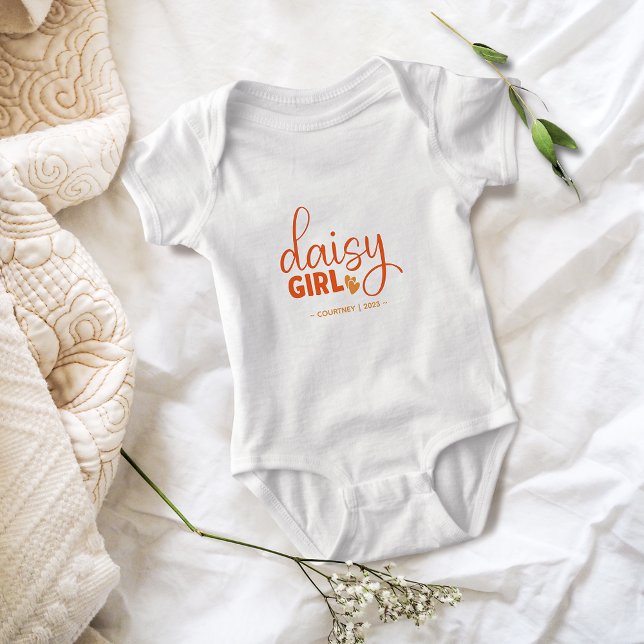Daisy Girl - Baby Romper Bodykostym T Shirt (Skapare uppladdad)