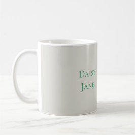 Daisy Girl Green Dress Kaffemugg